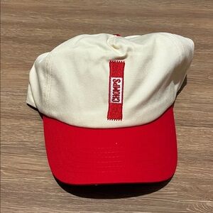 Chomps Cream and Red Hat NWOT